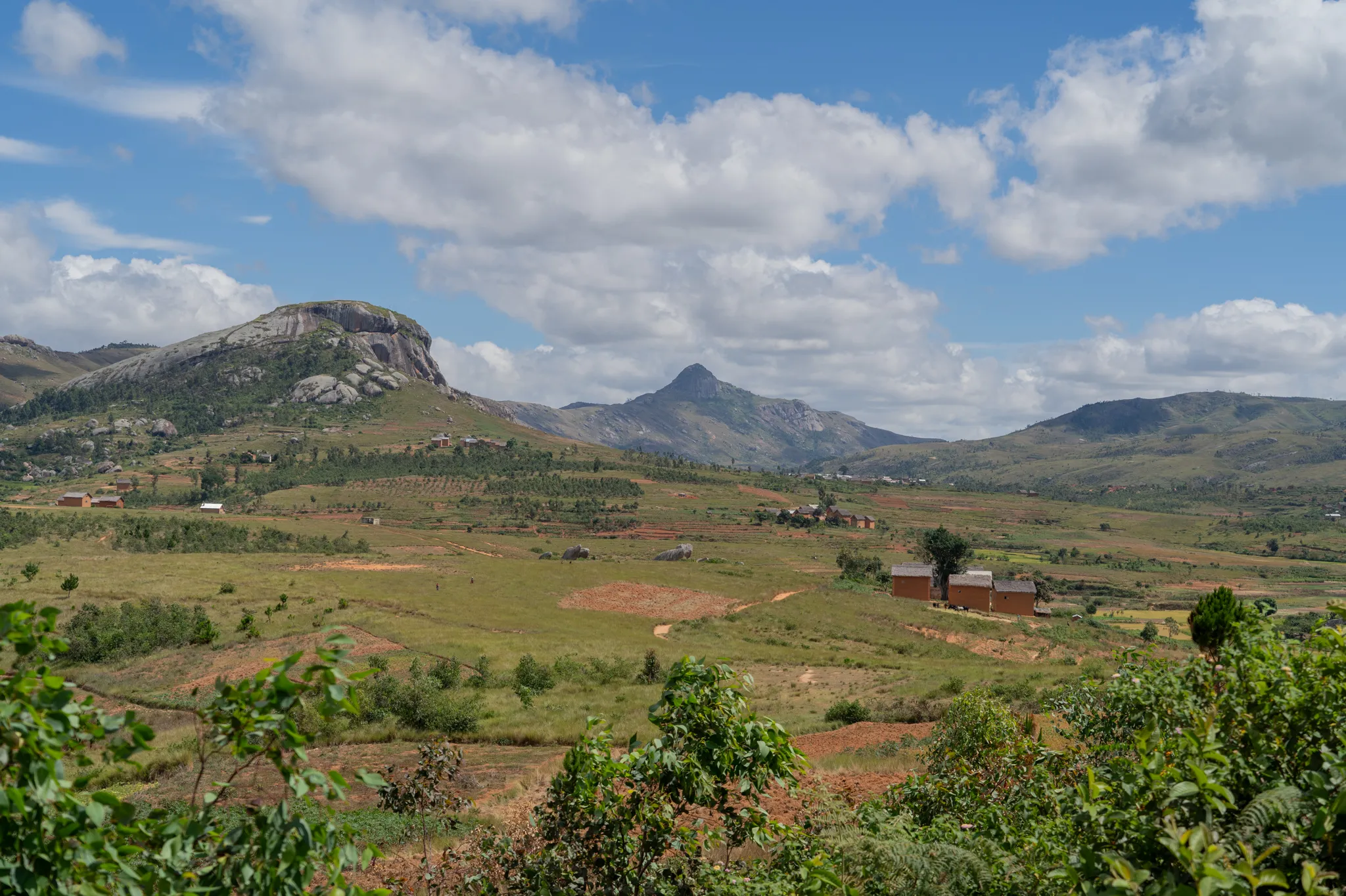 Southern highlands countryside on the RN7, Madagascar