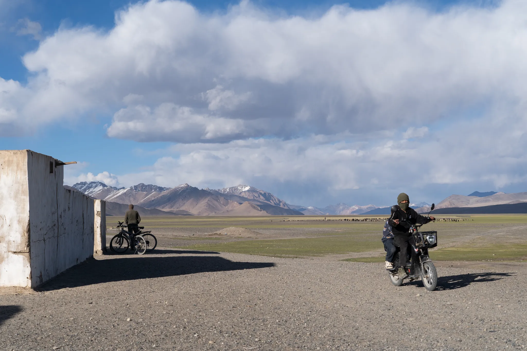 Biking home, Tajikistan