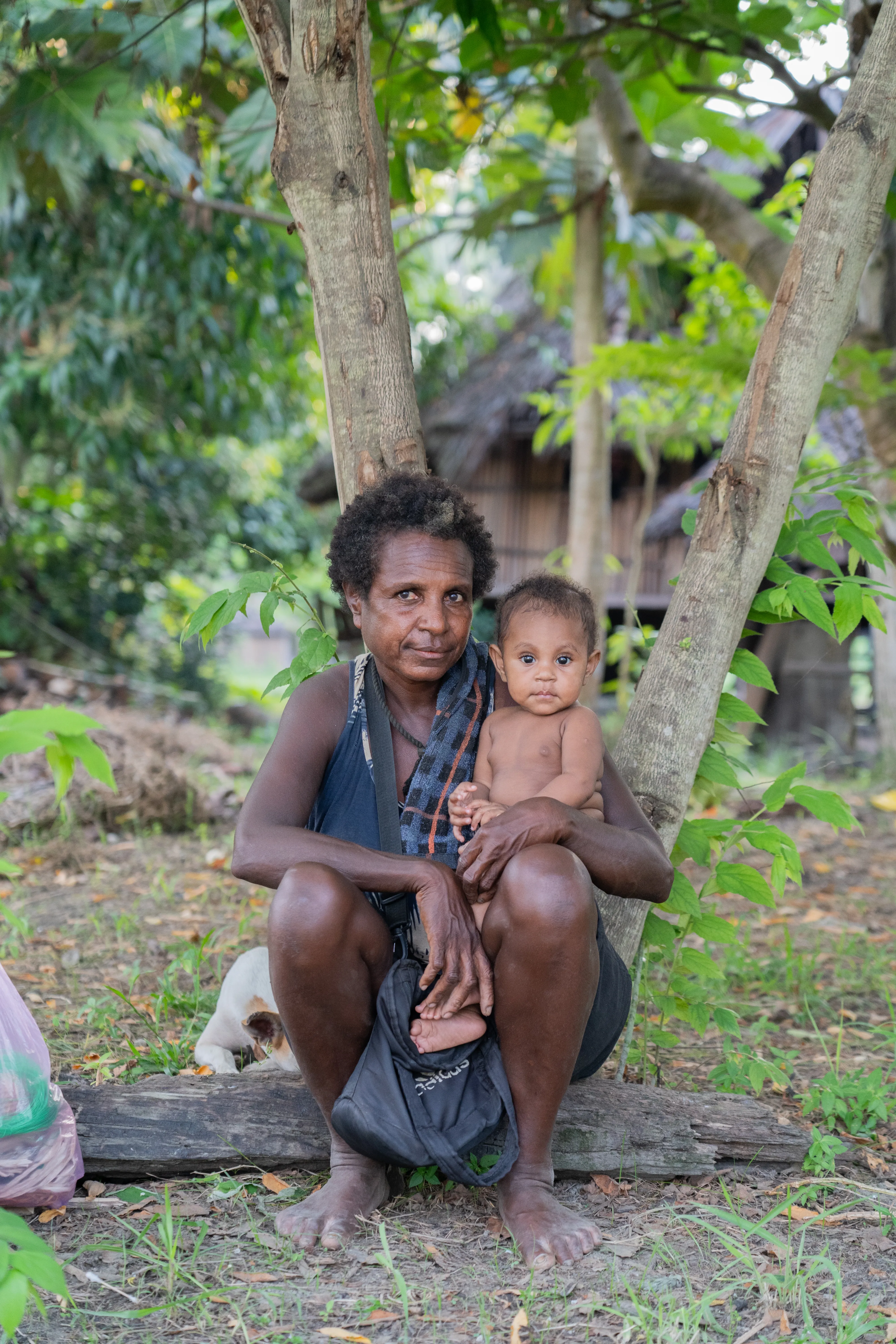 Woman and baby, Papua New Guinea