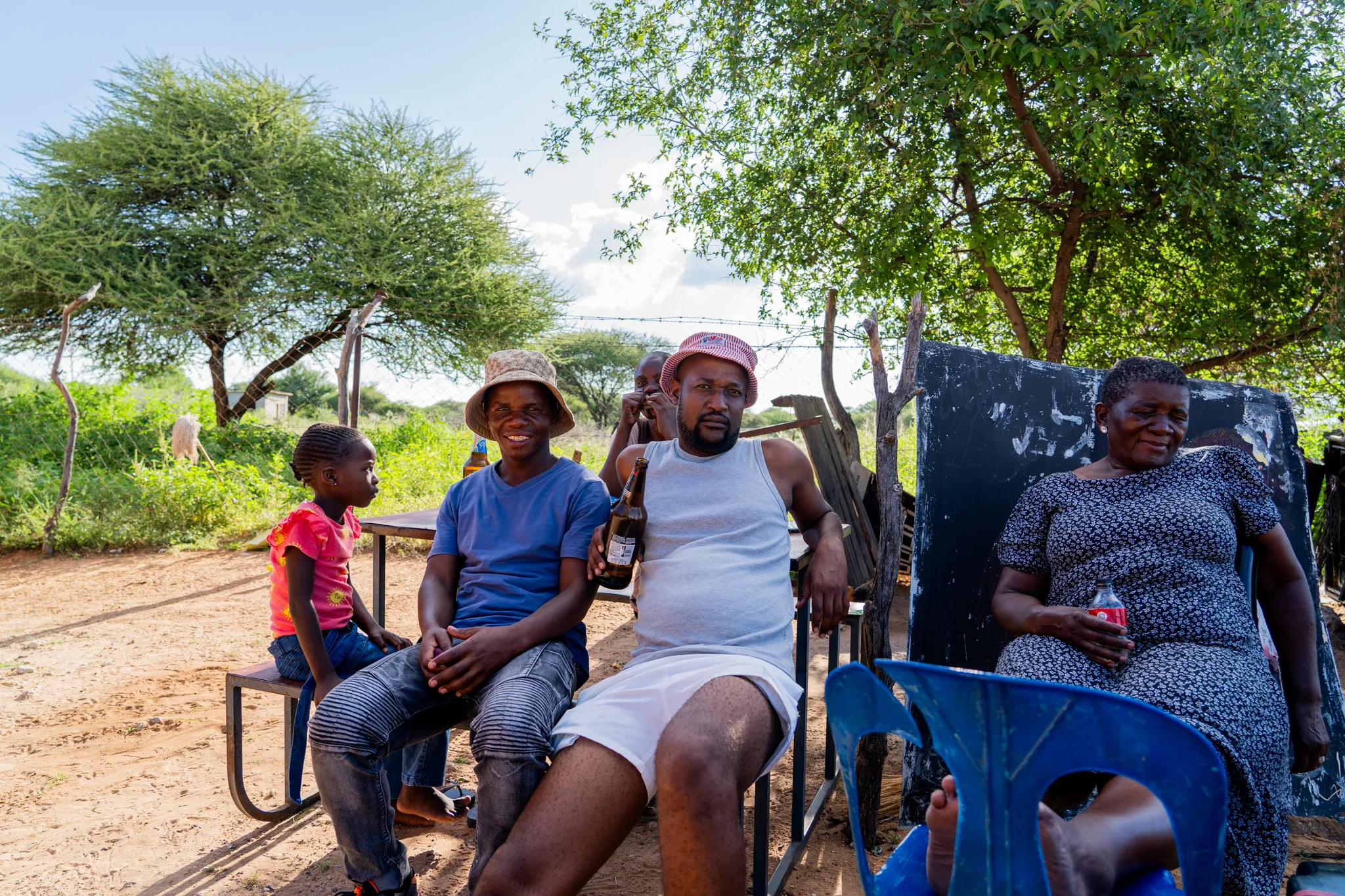 Outside bar, Botswana